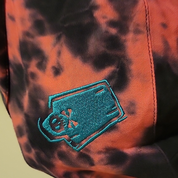 NWT: Disney Mickey Mouse Halloween Tie-Dye Woven Unisex Adult Shirt - Picture 8 of 14